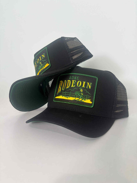"Gone Rodeoin" Trucker Cap