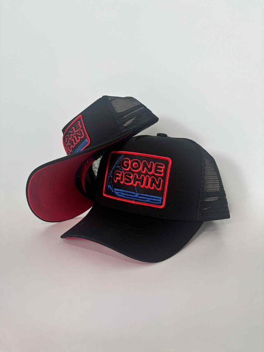 "Gone Fishin" Trucker Cap